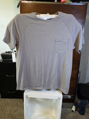 Men's Short Sleeve Dickie Pocket Tee - Gray